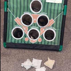 Toy- Bean Bag Toss Baseball Game 