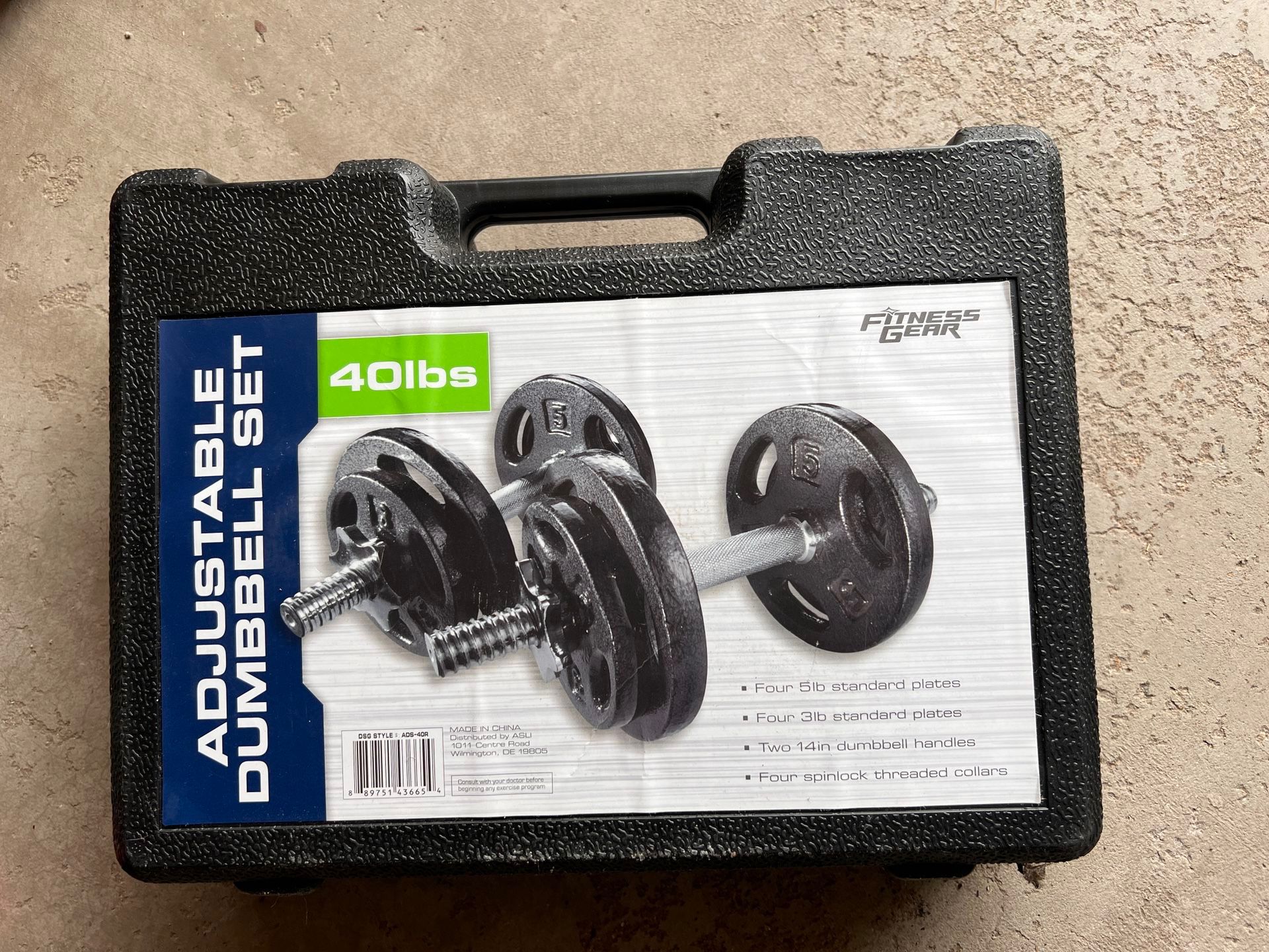 40lb Adjustable Dumbbell deals set