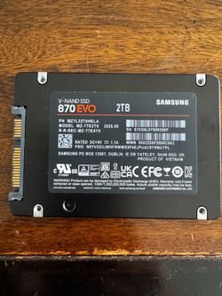 Samsung 870 Evo 2TB SSD drive