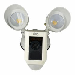 Ring Floodlight Cam Wired - White 1080p Full HD Outdoor Security Camera - 5L4C4T