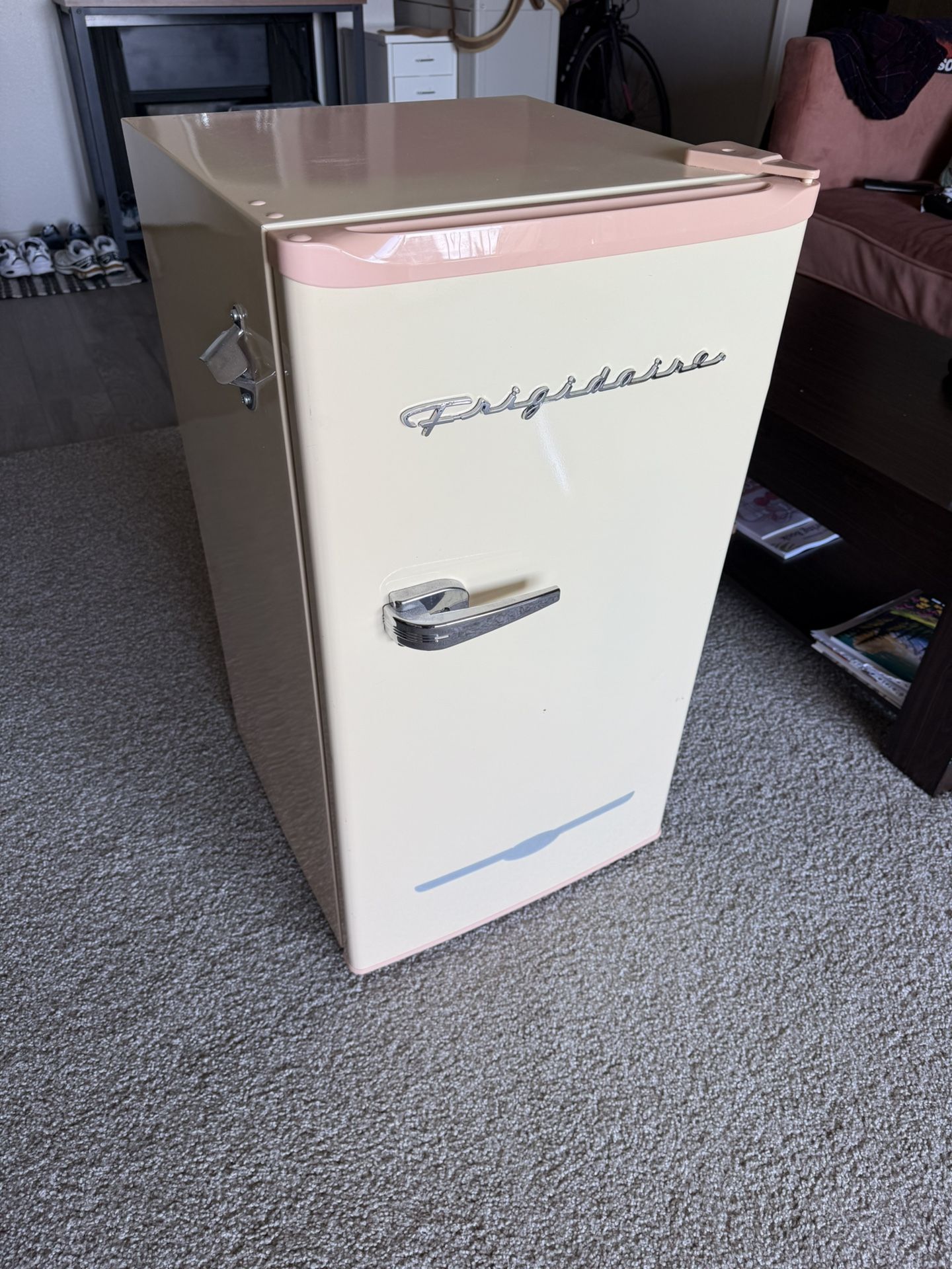 Peach Mini Fridge