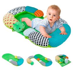 2-in-1 Tummy Time Seat for Babies 0-36 Months, Detachable Tummy Time Sensory Seat for Newborns and Older Babies - Promotes Brain Development