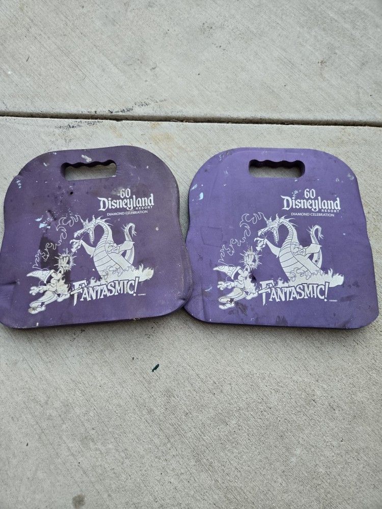 2 Disneyland 60 Diamond Celebration Fantasmic! Seat Cushion