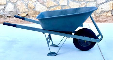 8cu large wheel barrow