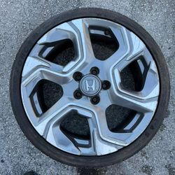 1 Spare Rim 18 Honda 5 Lugs 114.3 mm