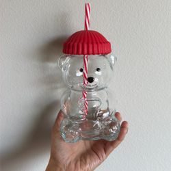 Glass Bear Cup