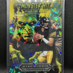 🔥 1/1 Ben Roethlisberger  - Oversized Football Card – Wild Card Monster Hit in MagSafe NFL Rare SSP