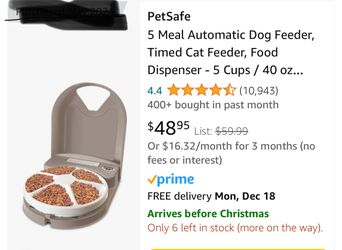 Pet Safe 5 Day Feeder