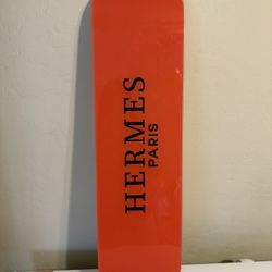 Hermes Paris Designer Skate Deck