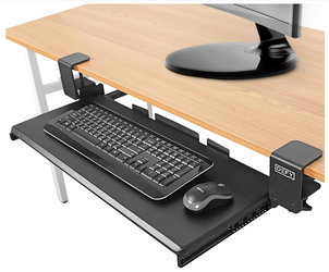 LIKE NEW! Clamp On Keyboard Tray Under Desk Extender