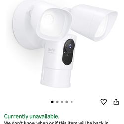 Eufy Security Floodlight Camera (2 Available) – No Subscription, 1080p