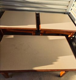 3 piece coffee 2 end table need gone asap moving