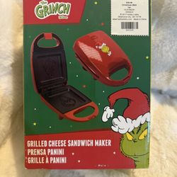 The Grinch Red Grilled Cheese Sandwich Maker