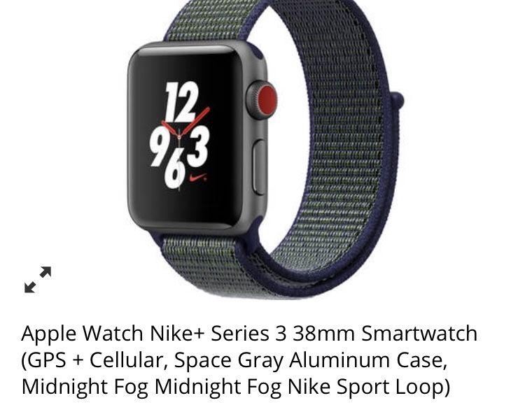 Apple Watch series 3 GPS + Cellular