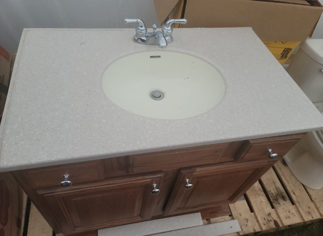 Bathroom Vanity & Medicine Cabinet