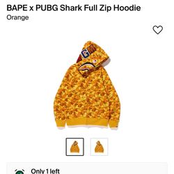m pubg bape hoodie 