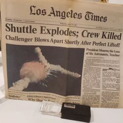 LA Times Shuttle Explodes