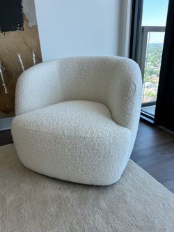 Swivel Chair Stain Resistant Fabric