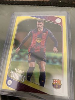 Ferran Torres Fc Barcelona tops card