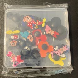 18pcs Mickey & Minnie Croc Jibbitz Charms