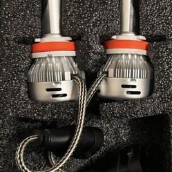 LED Fog Light Bulbs or DRL, 6000LM 6500K Xenon White, 400% Brighteness PS19W PS24W LED Fog Lamp Replacement Bulbs for Cars,Trucks, Pack of 2