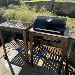 IKEA BBQ Prep Table And Charcoal Grill