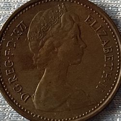 1971 British 5 New Pence