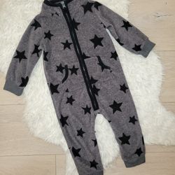 New Fleece Overalls,  18m,  $10