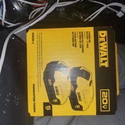 Dewalt 2 Pack Battery's 