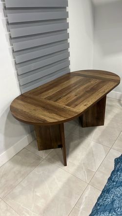 Rustic Oval Dining Table