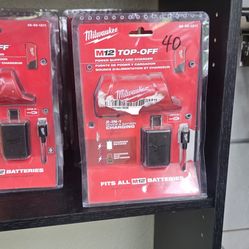 NEW milwaukee top off 40$