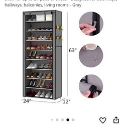 10 Tier Shoe Rack 