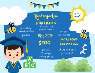 Kindergarten/5th grade promotion 📸🎓