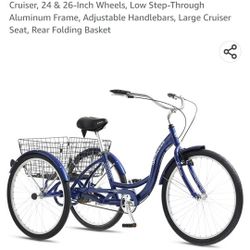 Brand New 26" Tricycle Bicycle