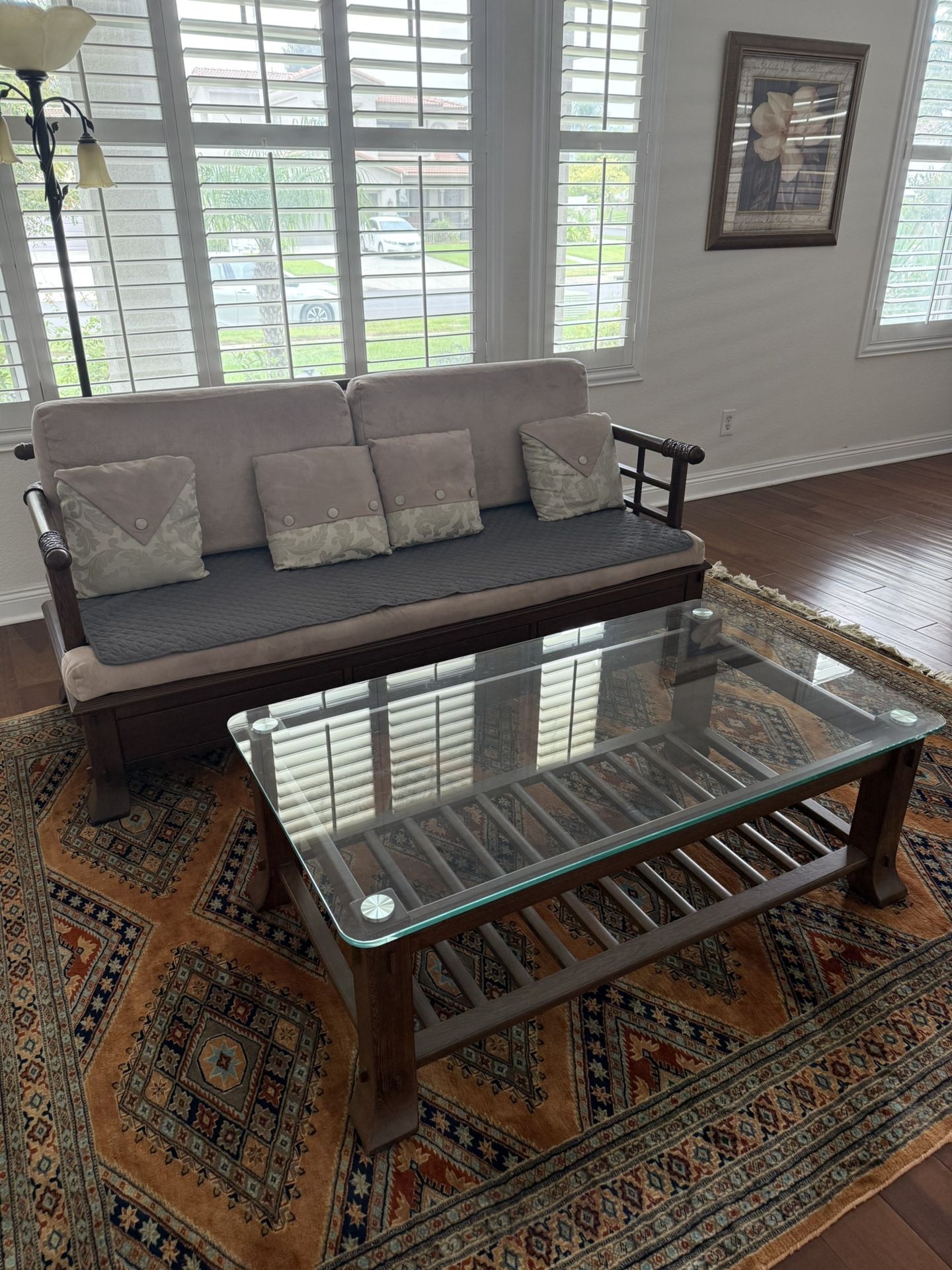 Solid Very Special Wood LivingRoom Sofa Set