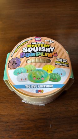 The Viral Mystery Squishy Dumpling Tie Dye Edition