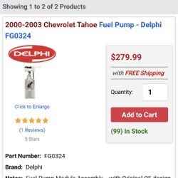 2000-2003 Chev Tahoe Fuel Pump