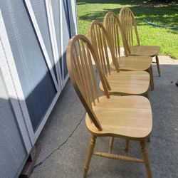Wooden Chairs Set Of 4
