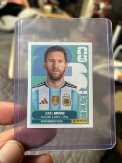 Panini Lionel Messi FIFA Sticker Card