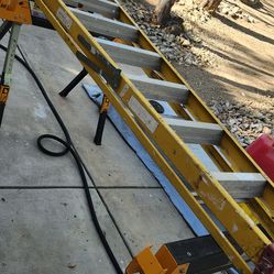 A. frame fiberglass 8ft ladder