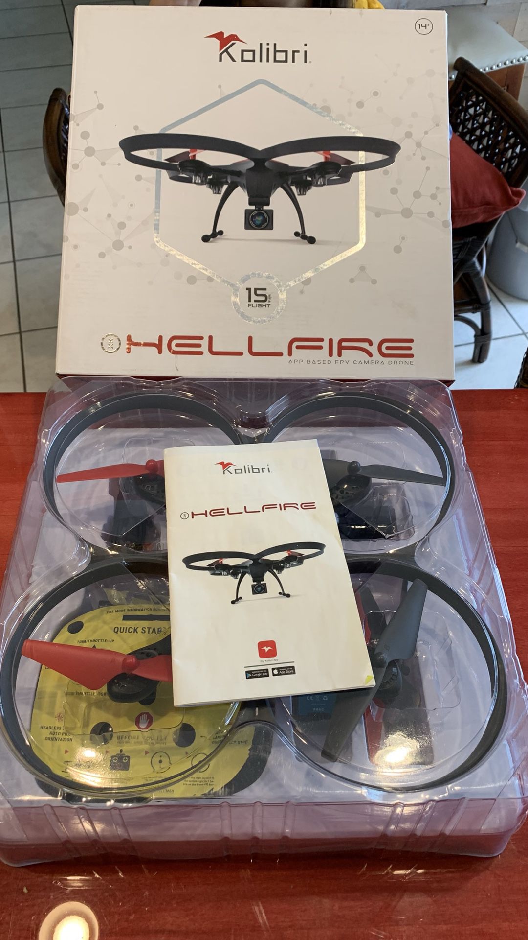Kolibri Hellfire HD Camera Drone Kolibri XK6600 (GY)