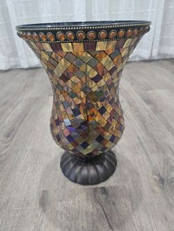 Party light Glass Hurricane Candle Holder Vase