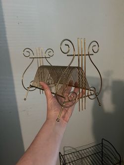 3 Vintage music album cd racks