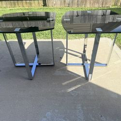 Glass Side Tables 