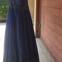 Quinceanera Dress Dark Blue