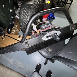 JEEP TJ FRONT BUMPER AND WINCH