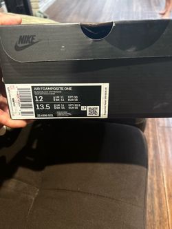 Nike Air Foamposite One Black Anthracite Size 12