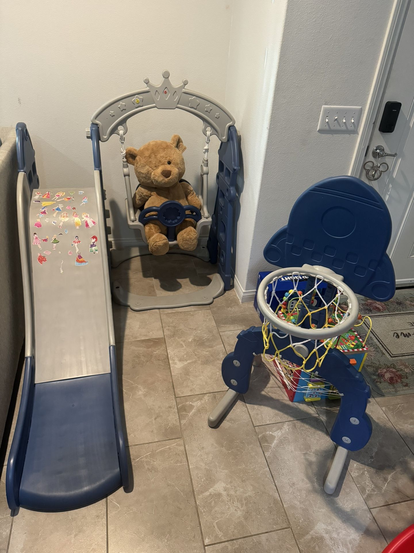 Four-piece set of indoor children's slide