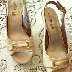 Nude Kitten Heels