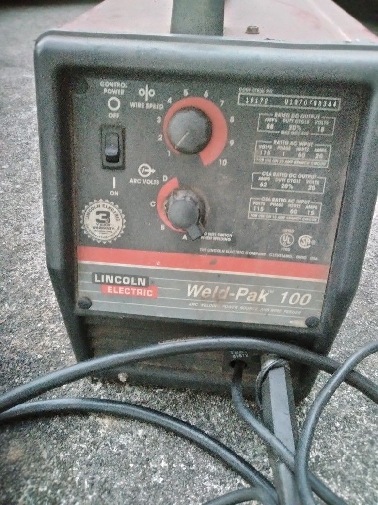 Lincoln WeldPac Mig Welder 